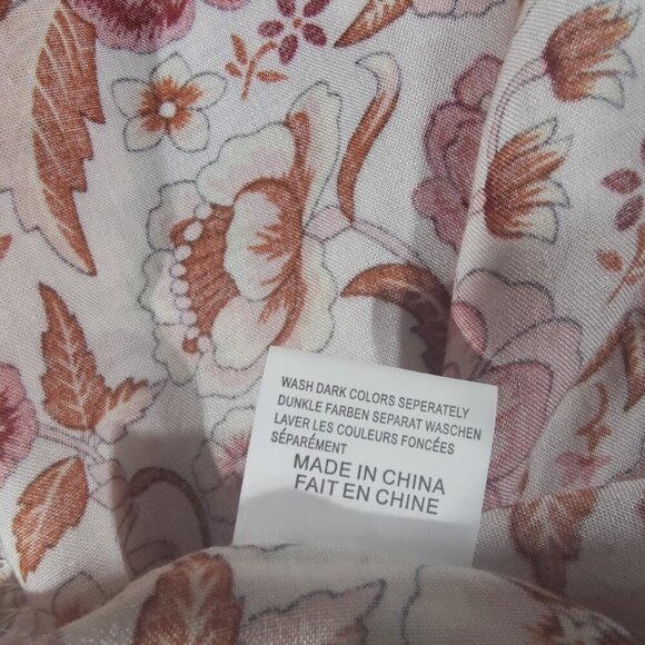 QEARAL – Floral dress – Has adjustable shoulder straps, pockets, Women's Size L - Picture 14 of 14